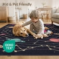 thumbnail image 4 of ODIKA Spiral Nebula Constellation Charts Planets Orbiting Stars Galaxy Flowing Dynamic for Playroom, Bedroom, Reading Nook, Pet Friendly & Kids Safe Play, 4 of 7