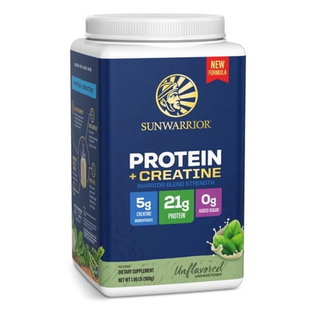 Sunwarrior US Warrior Blend Strength + Creatine Unflavored 900g (25 srv)