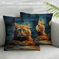 thumbnail image 3 of JEUXUS  Funny Throw Pillow Cover Black Cat Decor, Black Cat Mom Gifts, Cat Gifts for Cat Lovers Cat Mom, Throw Pillow Covers , Cat Pillow Covers Pillow Decorative for Sofa Bedroom, 3 of 5