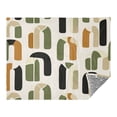 thumbnail image 2 of 70x55 Inches Glow in The Dark Blanket Cozy Throw Camping Blankets for Home and Outdoor Use Arch Motif, 2 of 8