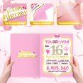 thumbnail image 2 of Tarjeta de cumpleaños número 16 TSVATE diseño rosa y oro rosa, 2 of 7