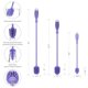 thumbnail image 2 of Juego de cepillos limpiabotellas A-Brush de silicona, 3 piezas, libre de BPA, 2 of 8