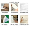 thumbnail image 6 of White Foam Brick 3D Wall Panels Peel and Stick Wallpaper Adhesive Textured Brick Tiles Waterproof Brick Pattern Wall Stickers Bedroom Living Room Background Decorative for Home Decor, 6 of 7