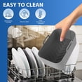 thumbnail image 4 of 2Pcs Air Fryer Silicone Pot Compatible with Ninja Dual Basket Air Fryers Reusable Air Fryer Liner with Handle Oil Brush Silicone Baking Mat for Air Fryer, 4 of 9