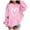 Pink, variant on Fleece Zip Hoodie Sweatshirts for Girls - Soft Long Sleeve Pullover Stylish Butterfly Smiley Face Shirt (White,11-12 Years)