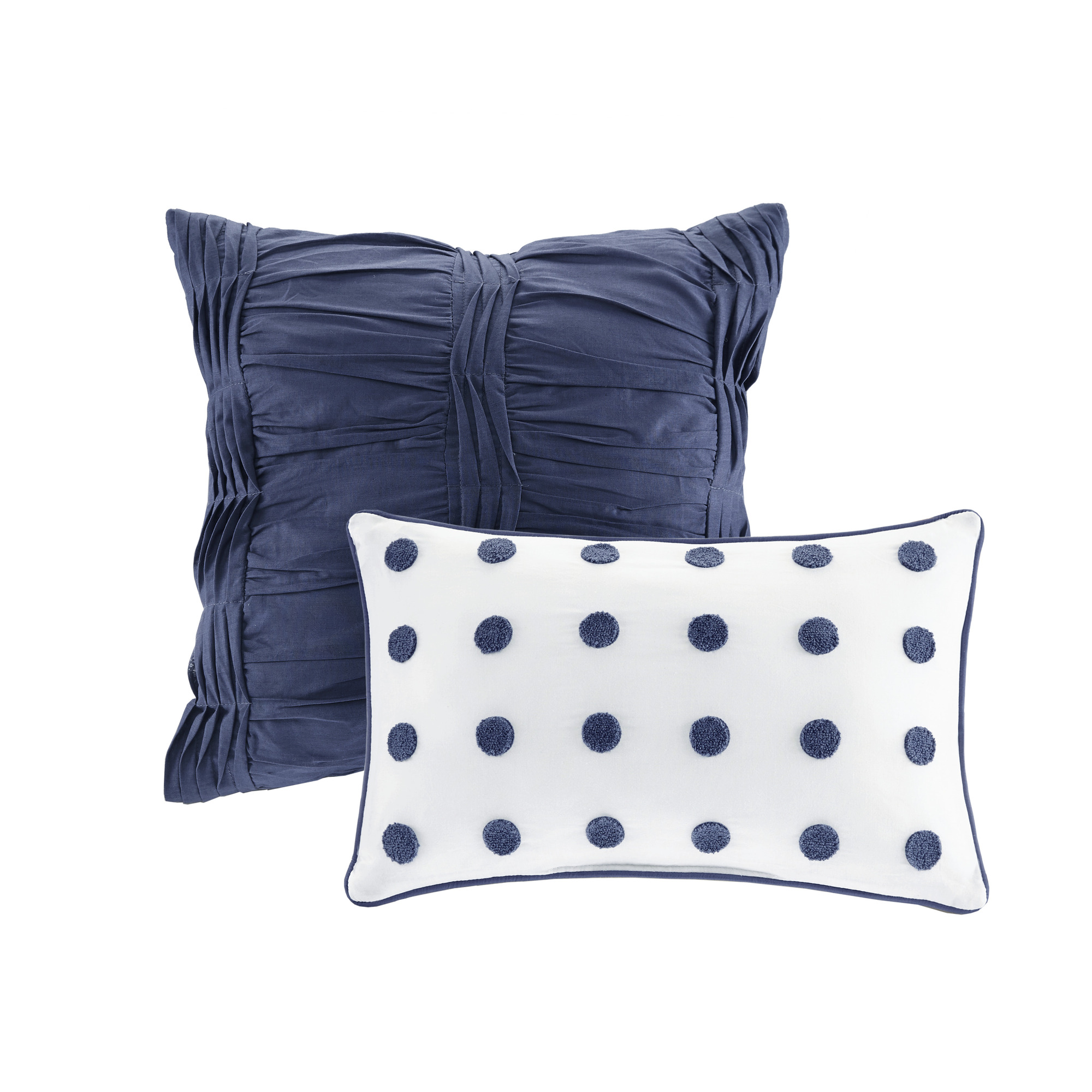 Home Essence Apartment Cotton Jacquard Indigo Blue 7-Piece