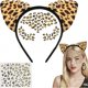 thumbnail image 1 of wonima44 LIONSOUL Cheetah Ears Headband for Women Leopard Cheetah Print Birthday Party Decorations Supplies, 1 of 1