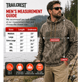 thumbnail image 3 of TrailCrest by Treel Men's Mossy Oak Hoodie Sweatshirt - Comfortable Stylish Jacket for Outdoor Activities, Hunting and Casual Wear, Bottomland Camo & Green, Large, 3 of 8