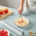 thumbnail image 2 of LNGOOR 2PCS Home Kitchen Supplies Cling Film Set (1*Magnetic Plastic Wrap Dispenser with Slide Cutter + 1* Food Cling Film 30CM*30M Specifications), 2 of 7