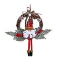 thumbnail image 2 of Toystoory Guirnalda de puerta de Navidad con muñeca, decoración de Navidad, adorno colgante, decoración navideña, guirnalda, puerta, colgantes de Kits de decoración para fiestas mayor S Toystoory HA008709-01, 2 of 6
