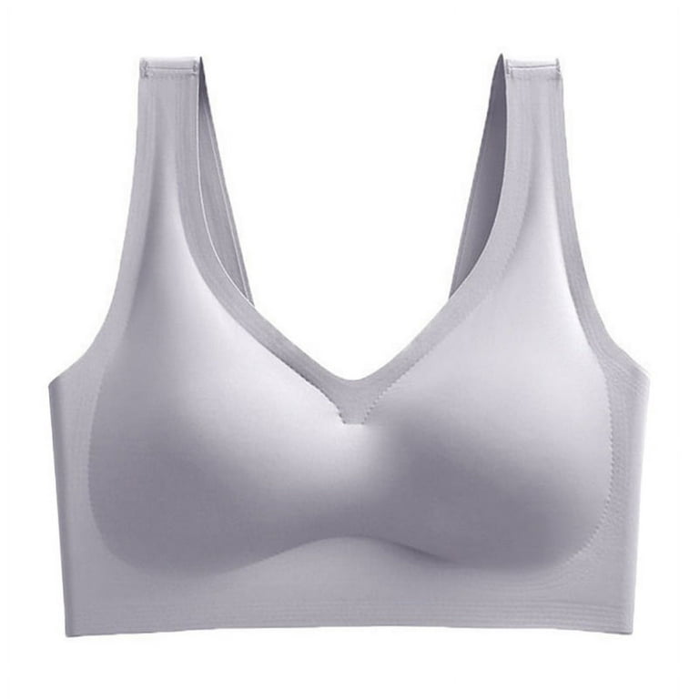 Nano Edge Present Racerback Sports Bra for Women Seamless High Impact  Running Yoga Gym Workout Bras Grey Color Size (28 to 34)