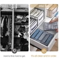 thumbnail image 4 of DKLYHW Wardrobe Clothes Organizer, Closet Organizers and Storage, Drawer Organizer for Clothes, Jeans, Trousers, T-shirts, Skirts, 4 of 8