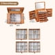 thumbnail image 4 of Joyero ProCase grande de madera de 5 capas con espejo para mujer, 4 of 6