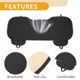 thumbnail image 4 of Ofertas Únicas 1 Pc 134x58cm Cojín Universal para Asiento de Automóvil - para Protección de Asiento de Conducción en Viajes en Coche Antideslizante - Cuero Sintético Negro, 4 of 7