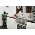 thumbnail image 2 of Spire 6-Burner Built-In Propane Gas Island Grill Head in Stainless Steel with Rear Burner, 2 of 6