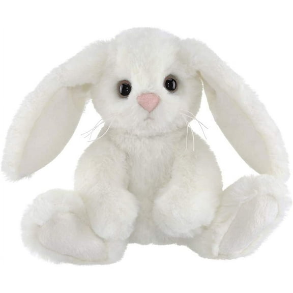 Bearington Collection Lil’ Whisker White Plush Stuffed Animal Bunny Rabbit, Adorable, Soft And Cuddly, Great Gift For Bunny Lovers Of All Ages, Birthdays, Holidays And Special Occasions, 6 inches