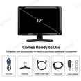 thumbnail image 2 of LESOWN VGA Industrial Touch Monitor 19 inch 1440x900 FHD LCD Screen DC12V VESA Display with Speakers for Gaming Projection TV PC, 2 of 8