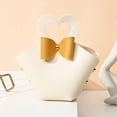 thumbnail image 6 of qczoyp 10 Pack Mini PU Leather Bowknot Gift Bags: Reusable Mini Handbag Gift Boxes with Heart-shape Handle, Party Favor Bags for Weddings, Baby Showers, Christmas, Halloween Party Decor (Dark Blue), 6 of 12