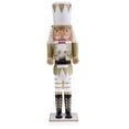 thumbnail image 4 of Traditional Drummer Soldier Nutcracker Wearing Golden Uniform with Drum, Collectible Wooden Christmas Nutcrackers, Festive Holiday Decor 15 Inch, 4 of 8