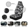 thumbnail image 6 of Binienty Grey Camo Car Seat Covers Front Seats Anti-Slip Removable Car Bucket Seat Covers Universal for Cars SUV Truck, 6 of 8