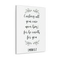thumbnail image 2 of Scripture Walls  Casting All Your CAre 1 Peter 5:7 Christian Wall Art Bible Verse Print Ready To Hang Unframed, 2 of 17