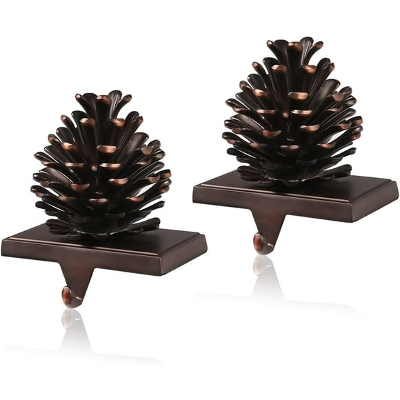 HWZWT 3D 2 Piece Set for Fireplace Home Decor Holiday Gift Christmas Decoration Supplies for Mantel