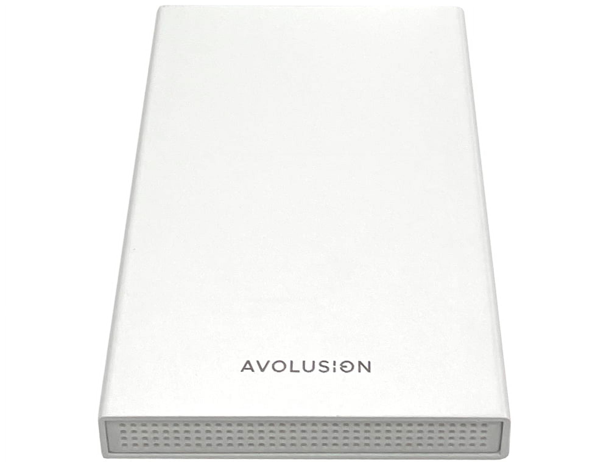 Avolusion HD250U3-WH 2TB USB 3.0 Portable External Gaming PS5 Hard Drive - White (PS5 Pre-Formatted) - 2 Year Warranty