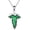green necklace, variant on YAFEINI Christmas Gifts The Lord of Rings Necklace 925 Sterling Silver Arwen Evenstar Necklace for Mom Wife Birthday Valentines Day (clear-4)