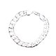 thumbnail image 1 of Side Pulsera de Oro Blanco Pulsera de los hombres 8MM N-K Pulseras 6MM, 1 of 4