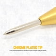 thumbnail image 2 of Super Strong Automatic Center Punch - 5 Inch Black Steel Spring Loaded Center Hole Punch With Adjustable Tension, Hand Tool For Metal Or Wood - Pack Of 2, 2 of 5
