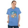 thumbnail image 4 of Vintage Smurf Just Be Cool Mushrooms Men's Graphic T Shirt Tees Brisco Brands L, 4 of 6