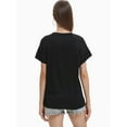 thumbnail image 4 of Women's Short Sleeve V-Neck T-Shirt with Pocket - Casual Summer Tops, Basic Tee, 4 of 4