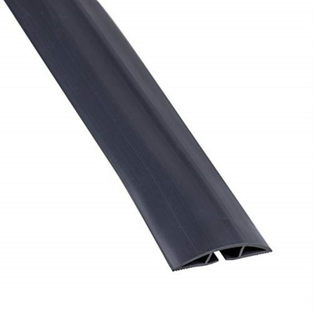 power gear, black, 6 ft floor cord cover, rubber, low profile, cable