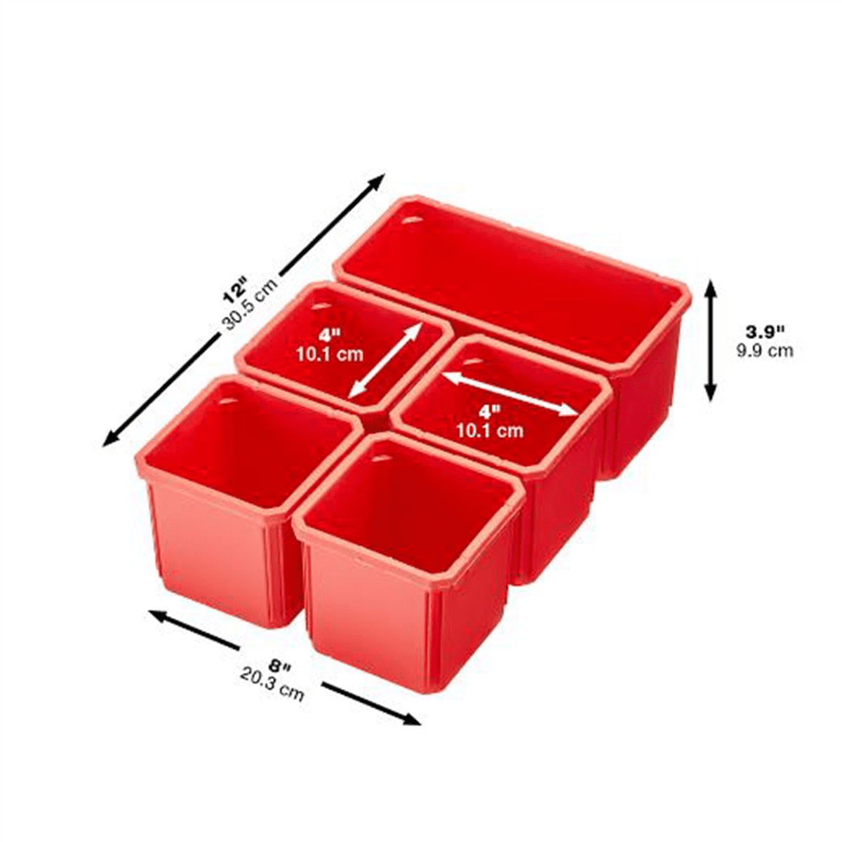 Milwaukee PACKOUT Storage Tool Boxes & Organizers Black, 1 lb