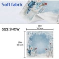 thumbnail image 6 of GZHJMY Cloth Napkin Christmas Snowman Cardinal Kitchen Dining Table Decor for Family Gathering Dinner Napkin Party Favors New Year Winter Decor 4 Pack 20" × 20", 6 of 6