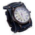 thumbnail image 1 of Accesorios Reloj de Cuero Retro Pulsera de Cuero Ajustable Personalizada para Hombre, 1 of 6