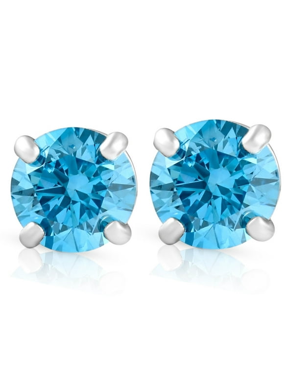Diamond Earrings - Walmart.com | Blue - Walmart.com