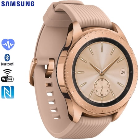 Samsung SM-R810NZDAXAR Galaxy Watch Smartwatch 42mm Stainless Steel - Rose Gold - (Renewed)