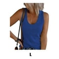 thumbnail image 5 of Qarigey Camisetas sin mangas transpirables para mujer Stay Cool All Summer Long Womens Vest Top Tank Top Mujer Chaleco negro Top color azul L 1 Type3 NO3, 5 of 5