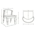 thumbnail image 3 of Manhattan Comfort Ola Dining Chair with Solid Wood Frame in Gray, 3 of 10