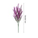 thumbnail image 3 of Plantas colgantes artificiales - Decoración de plástico exterior e interior en pack de 10 para jardines, porches, terrazas, bodas, casas de campo - 33cm (12,99in), 3 of 6