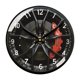 thumbnail image 1 of Reloj de pared con motivo de rueda - Decoración de pared tranquila para colgar - Decorativo, C, 1 of 9
