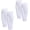 White*2Pairs, variant on Ski Shin Guards Socks Soccer Gel Pads for Adults Calf Honeycomb Compression Sleeve Breathable Protector Pro Gear