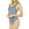thumbnail image 1 of Women Basic Solid Soft Stretchy Sleeveless Tank Top Bodysuit Leotard (S-XL), 1 of 3