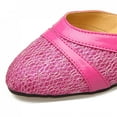 thumbnail image 4 of UTTOASFAY Women'S Ballroom Tango Latin Dancing Shoes Sequins Shoes Social Dance Shoes Pink 8.5(40), 4 of 7