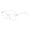 White 14cmX14cm, variant on Whyan Blue Light Glasses Men Women Transparent Blue Light Blocking Computer Glasses Anti Eyestrain Lightweight Black Frame