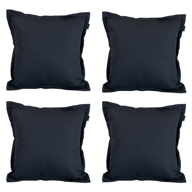 Cojin Decorativo Cuadrado Set de 4 Orly Azul