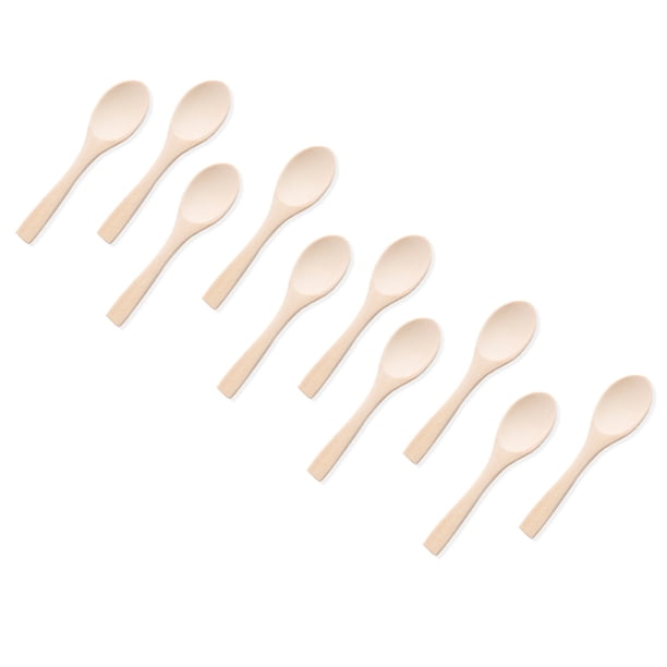 Kearding Paquete de 10 cucharas de pequeñas, utensilios de comedor para niños, cucharadita de miel, condimentos de cocina para condimentos de Mostrada tipo 5 Kearding HA059797-05B