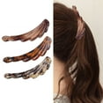 thumbnail image 3 of Pinces à Cheveux Banane en Plastique 3 Pcs Simples Peigne à Cheveux Pinces à Griffes pour Femmes, 3 of 10