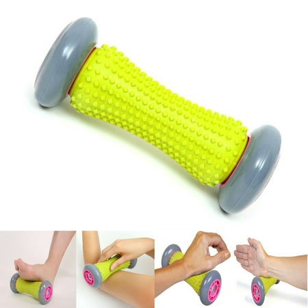 Foot Massage Roller Spiky Ball Foot Pain Relief Massager Relieve Plantar Fasciitis and Heel Foot Arch Pain and Relax Shoulder Foot Back Leg (Best Back Roller For Back Pain)